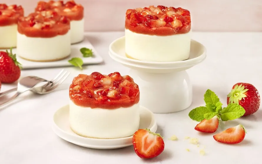 Aardbeigebakjes