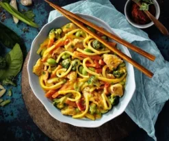 Aziatisch pangerecht met Thaise rode curry