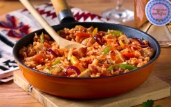 Fajita rijstpan