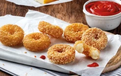 Gouda ringen, gepaneerd