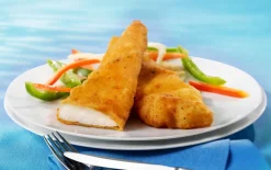 Heekfilets, in fijn deegbeslag
