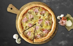 LA PIZZA Pizza Prosciutto e Funghi