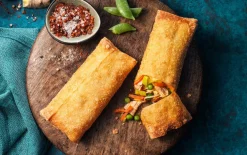 Loempia's met kip en groenten