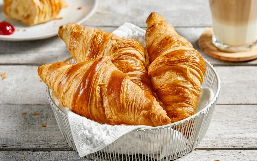 Originele Franse botercroissants
