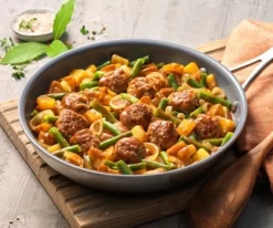 Pangerecht met gehaktballetjes