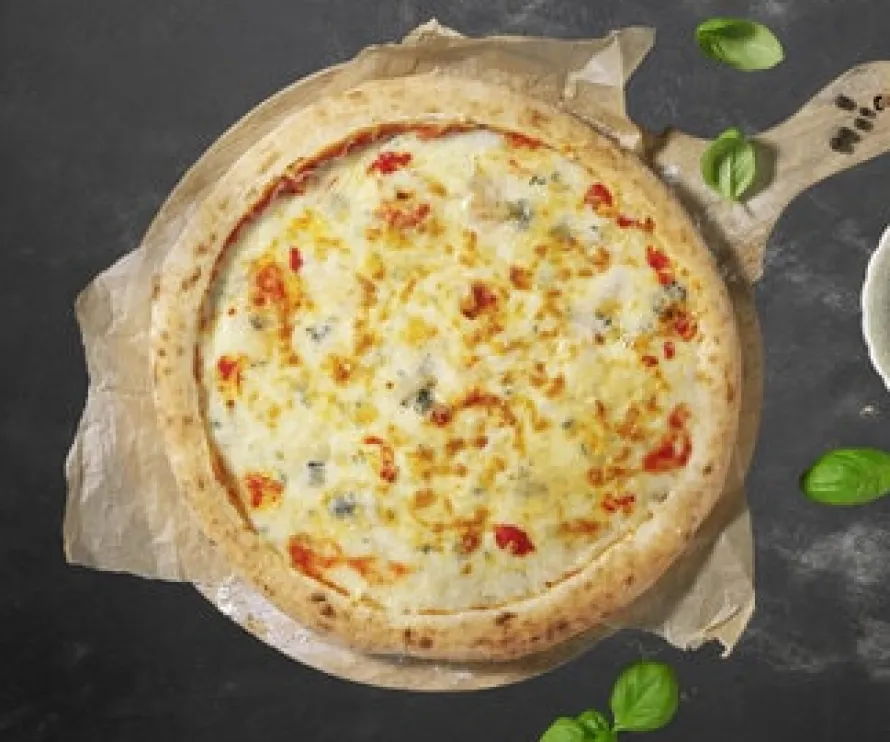 Pizza con 4 formaggi