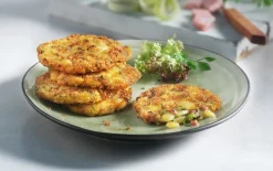 Rösti's met ham en prei