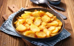 Rustieke aardappelschijfjes